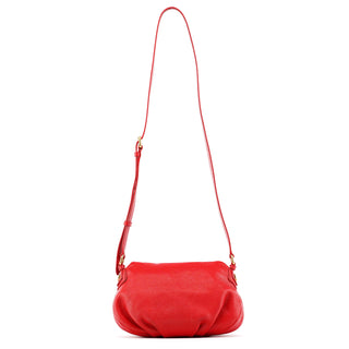 Marc Jacobs Red Leather Classic Q Baby Groovee Crossbody Bag