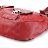 Marc Jacobs Red Leather Pocket Tote Bag