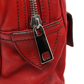 Marc Jacobs Red Leather Venetia Tote Bag