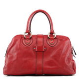 Marc Jacobs Red Leather Venetia Tote Bag