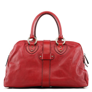 Marc Jacobs Red Leather Venetia Tote Bag