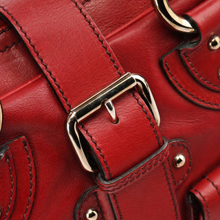 Marc Jacobs Red Leather Venetia Tote Bag