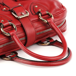 Marc Jacobs Red Leather Venetia Tote Bag