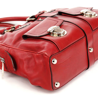 Marc Jacobs Red Leather Venetia Tote Bag