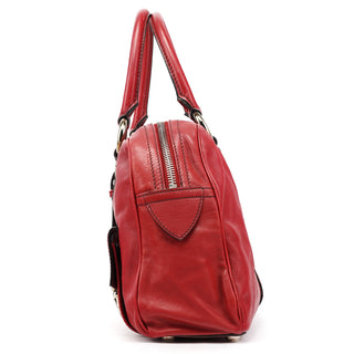 Marc Jacobs Red Leather Venetia Tote Bag
