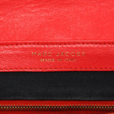 Marc Jacobs Red Quilted Leather Buckle Chain Crossbody Bag