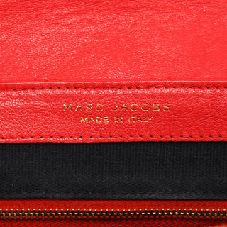 Marc Jacobs Red Quilted Leather Buckle Chain Crossbody Bag