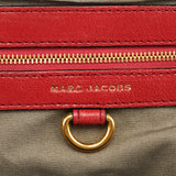 Marc Jacobs Red Quilted Leather Little Stam Shoulder Bag