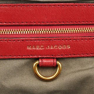 Marc Jacobs Red Quilted Leather Little Stam Shoulder Bag