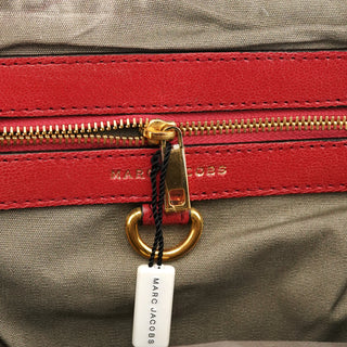 Marc Jacobs Red Quilted Leather Little Stam Shoulder Bag