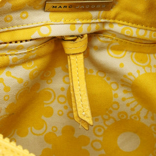 Marc Jacobs Yellow Leather Pocket Shoulder Bag