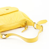 Marc Jacobs Yellow Leather Pocket Shoulder Bag