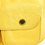 Marc Jacobs Yellow Leather Pocket Shoulder Bag
