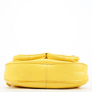 Marc Jacobs Yellow Leather Pocket Shoulder Bag