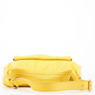Marc Jacobs Yellow Leather Pocket Shoulder Bag