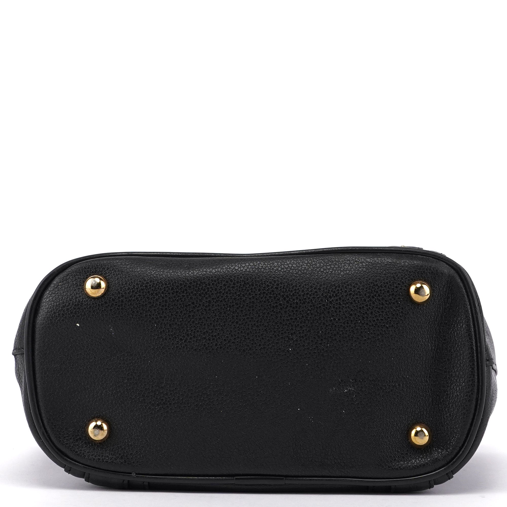 MCM Black Leather Mini Tote