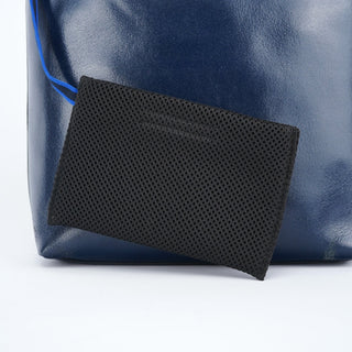 Miu Miu 1999 Navy Leather Pouch Tote Bag