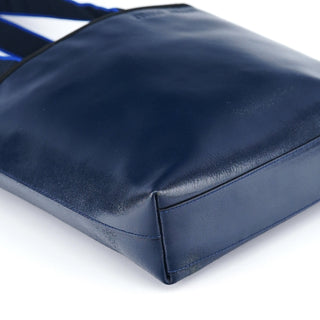Miu Miu 1999 Navy Leather Pouch Tote Bag