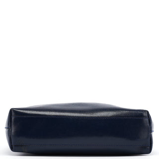 Miu Miu 1999 Navy Leather Pouch Tote Bag