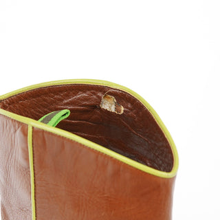 Miu Miu 1999 Runway Python Leather Western Boots