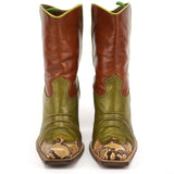 Miu Miu 1999 Runway Westernstiefel aus Pythonleder