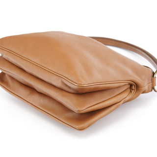 Miu Miu 2003 Light Brown Leather Shoulder Bag