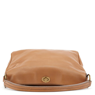 Miu Miu 2003 Light Brown Leather Shoulder Bag
