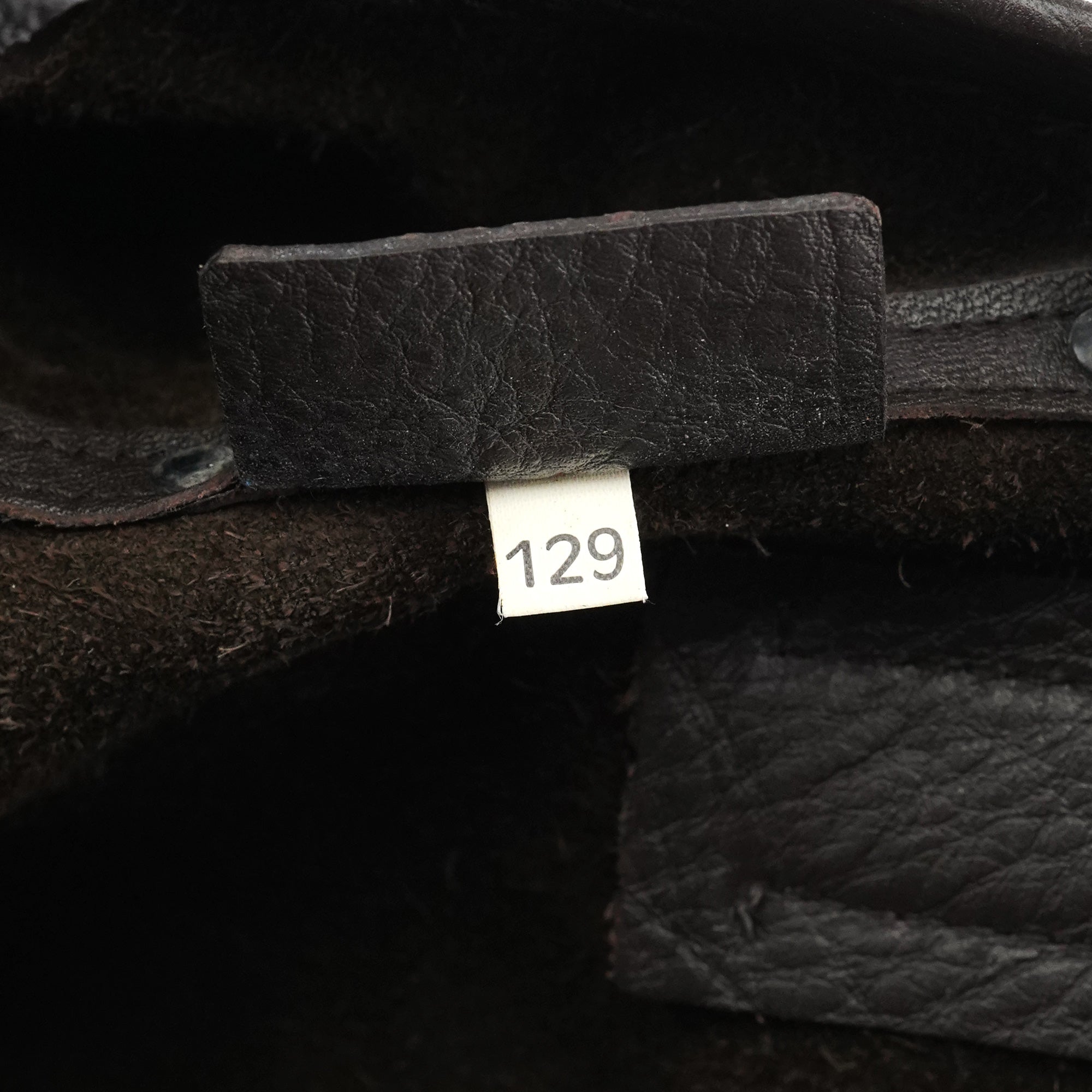 Miu Miu Anthracite Leather Studded Belt Tote Bag