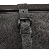 Miu Miu Anthracite Leather Studded Belt Tote Bag