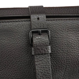 Miu Miu Anthracite Leather Studded Belt Tote Bag