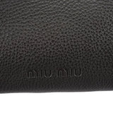 Miu Miu Anthracite Leather Studded Belt Tote Bag