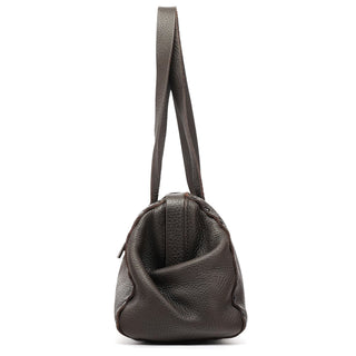 Miu Miu Anthracite Leather Studded Belt Tote Bag