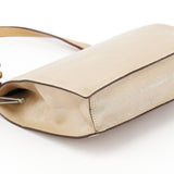 Miu Miu Beige Leather Clutch Handbag
