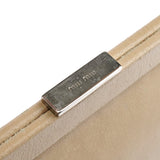 Miu Miu Beige Leather Clutch Handbag