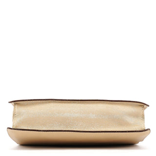 Miu Miu Beige Leather Clutch Handbag