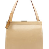Miu Miu Beige Leather Clutch Handbag