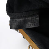Miu Miu Black Canvas Frame Shoulder Bag