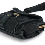 Miu Miu Black Canvas Frame Shoulder Bag