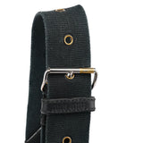 Miu Miu Black Canvas Frame Shoulder Bag