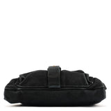 Miu Miu Black Canvas Frame Shoulder Bag
