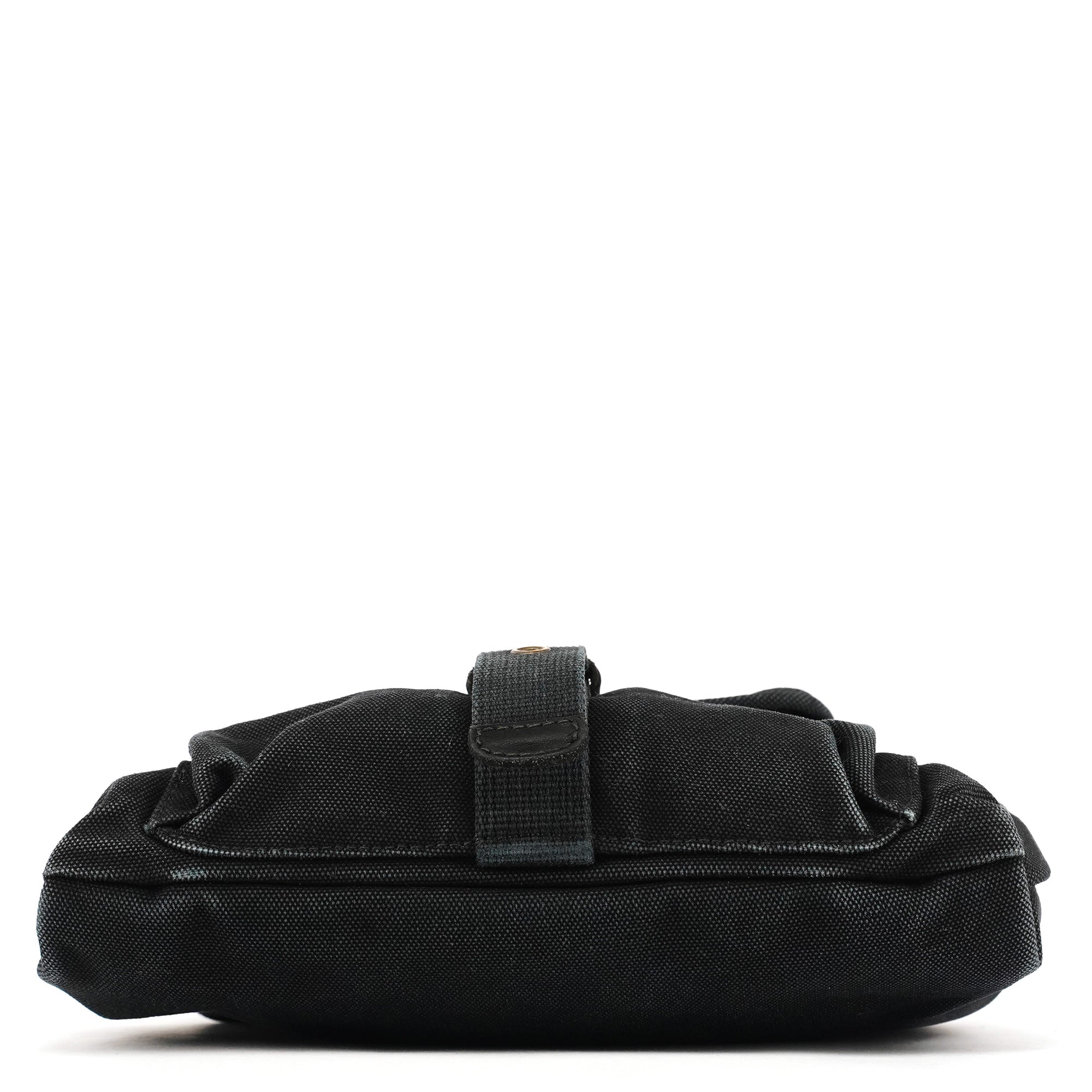 Miu Miu Black Canvas Frame Shoulder Bag