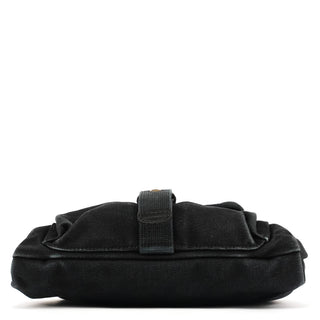Miu Miu Black Canvas Frame Shoulder Bag