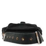 Miu Miu Black Canvas Frame Shoulder Bag