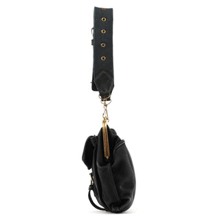 Miu Miu Black Canvas Frame Shoulder Bag