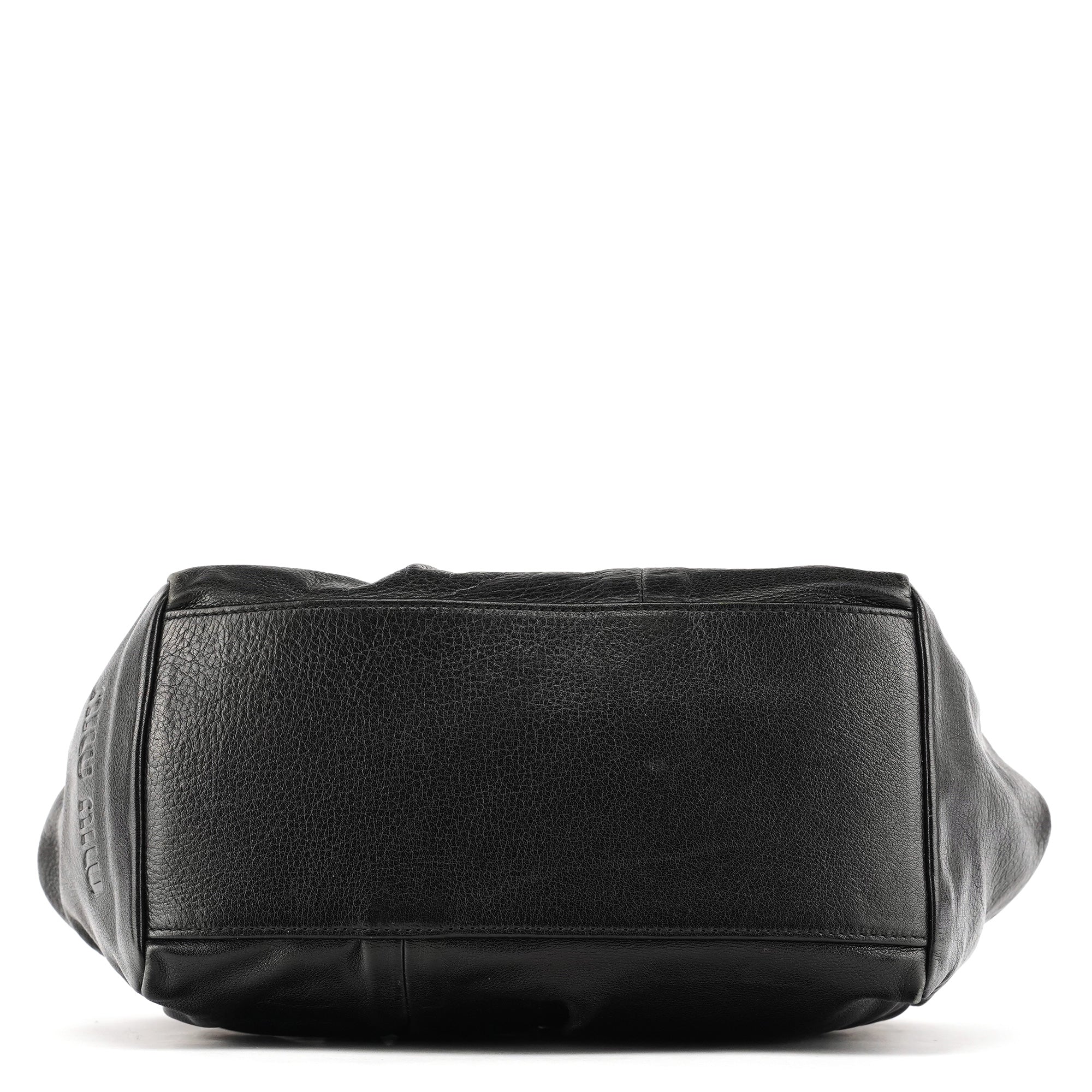 Miu Miu Black Leather Tote Bag