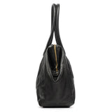 Miu Miu Black Leather Tote Bag