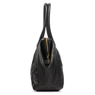 Miu Miu Black Leather Tote Bag