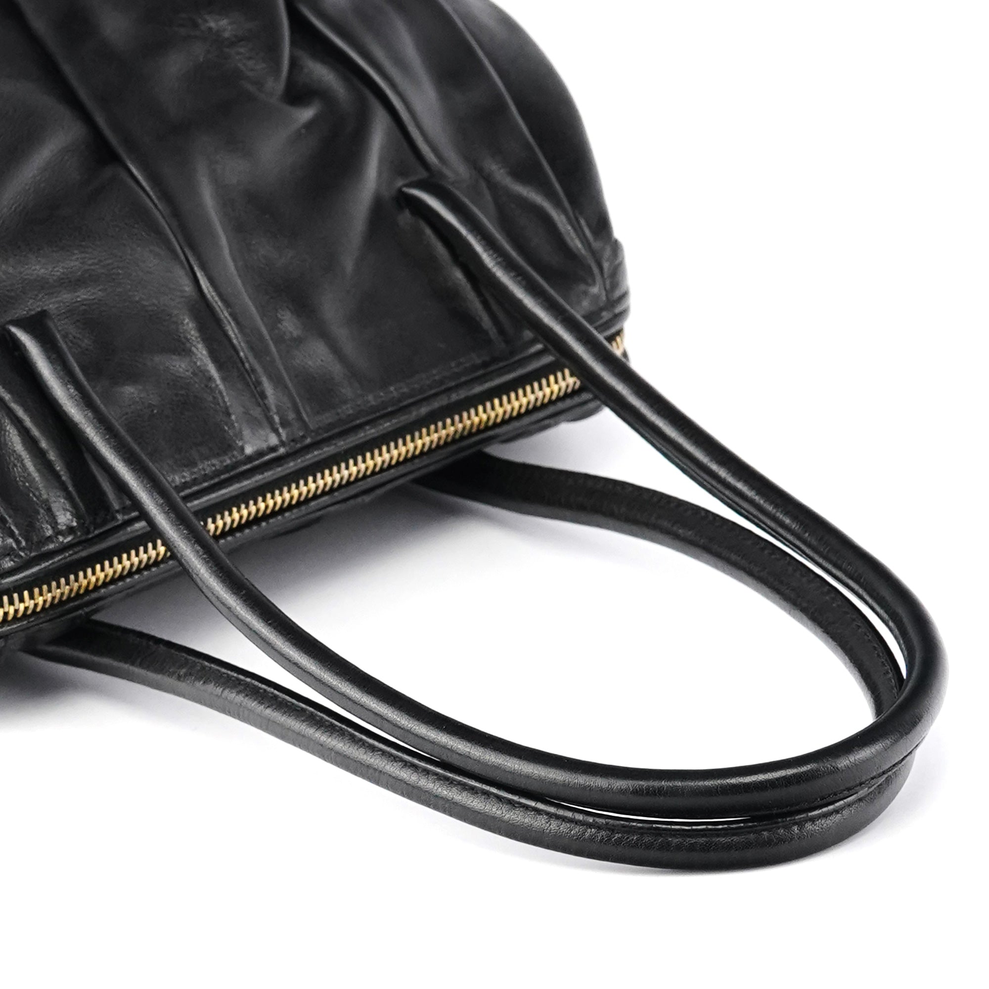 Miu Miu Black Leather Tote Bag