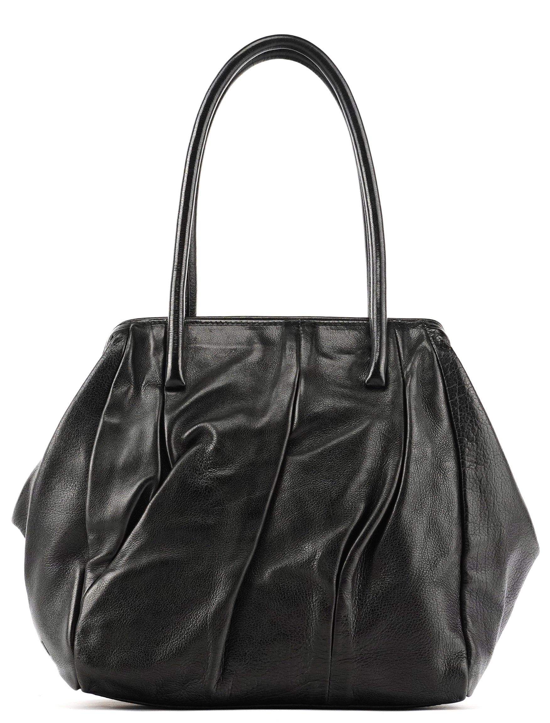Miu Miu Black Leather Tote Bag
