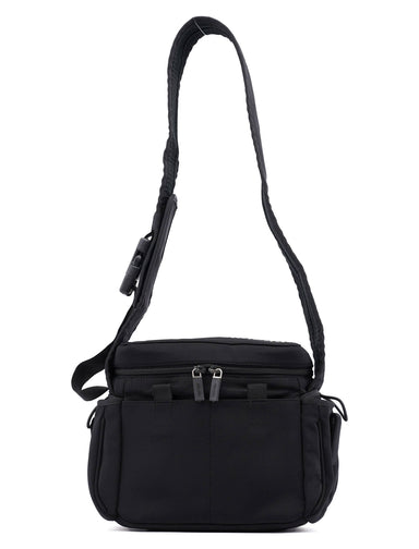 Miu Miu Black Neoprene Tactical Shoulder Bag